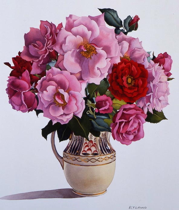 Roses in an Antique Jug