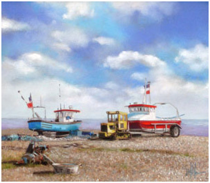 Boats in Spring, Aldeburgh