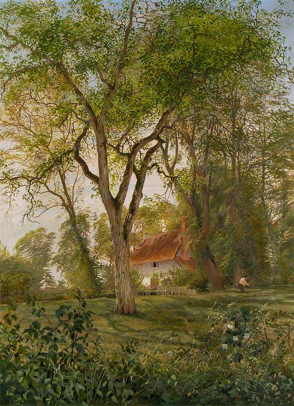 Landscape with a Thatched Cottage