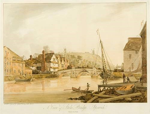 A view of Stoke Bridge, Ipswich'