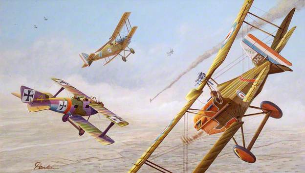 Allied SE5 Biplanes, First World War