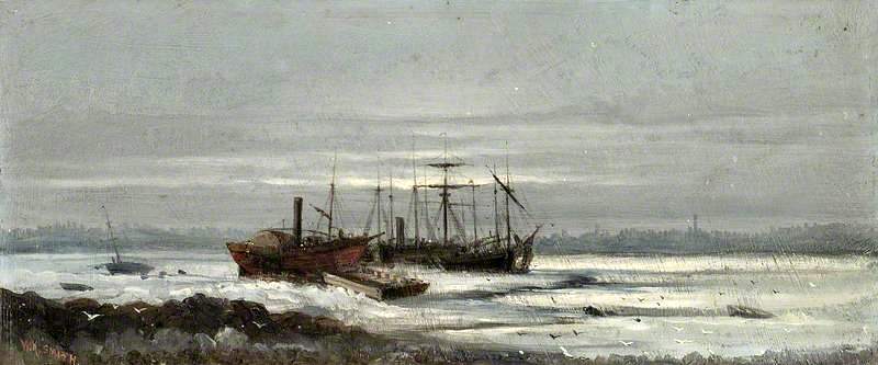 Ice Block on the Orwell