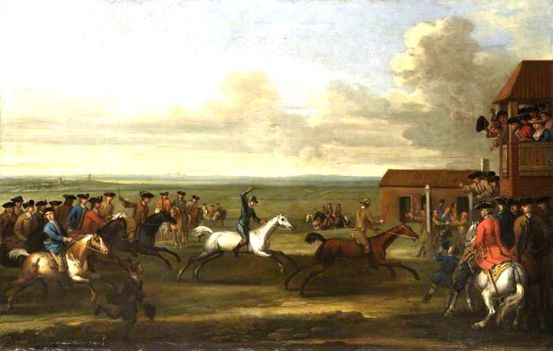 Horse Race at Newmarket