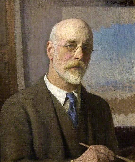 George Clausen - self-portrait