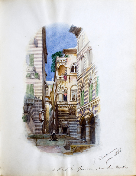 A Street in Genoa near San Mattio  [San Matteo].