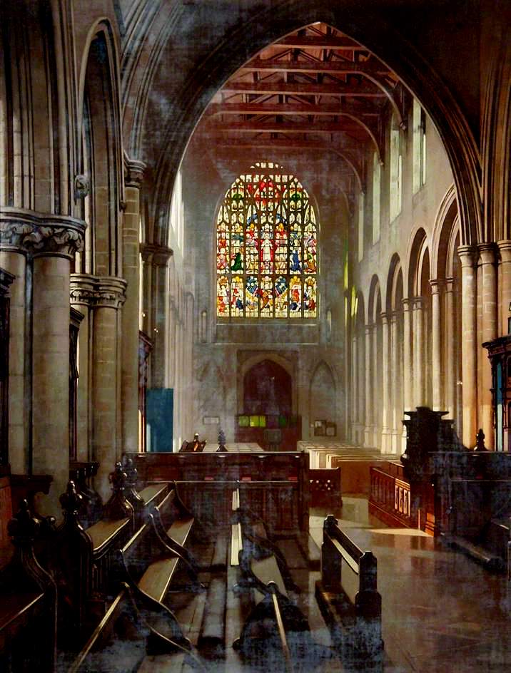 Interior of St. Magaret’s church, Kings Lynn, Norfolk