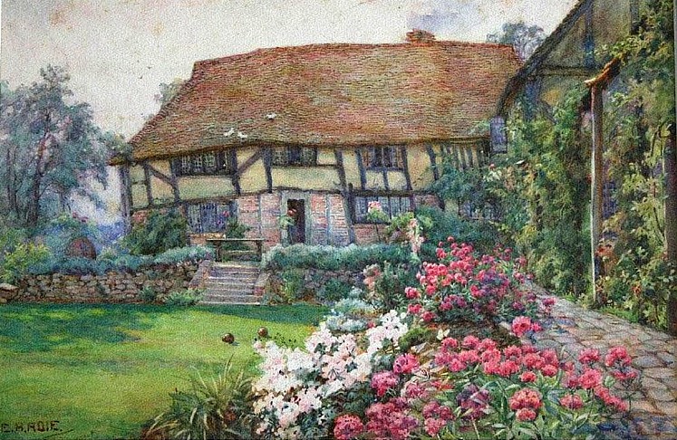 A Cottage Garden in Summer