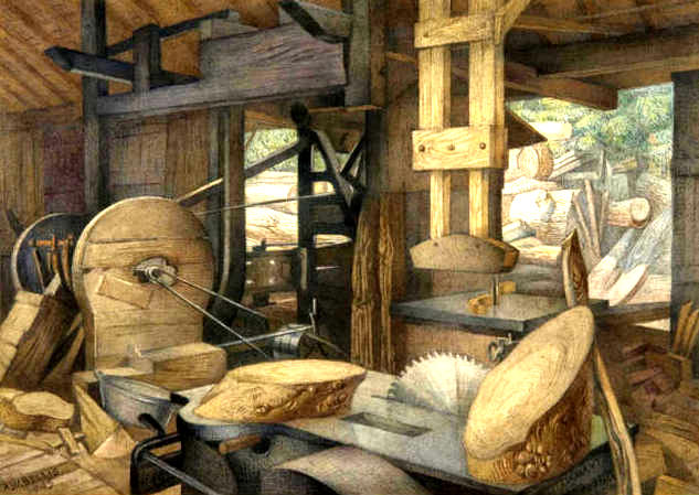 An Ipswich Saw Mill