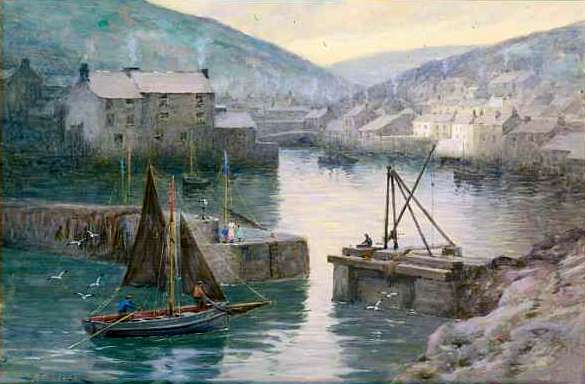 Polperro, Cornwall pair