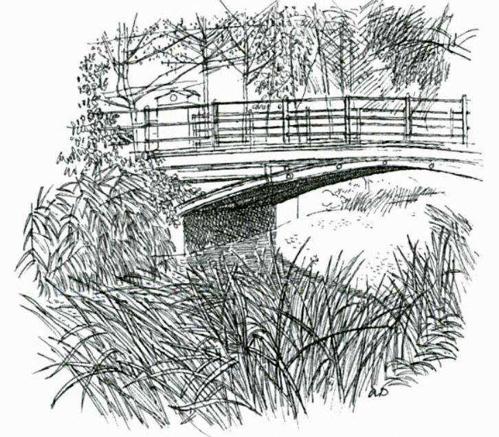 Iron Bridge over the Stour at Wormingford