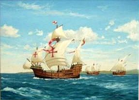 Christopher Columbus. Santa Maria, Nina & Pinto 1492