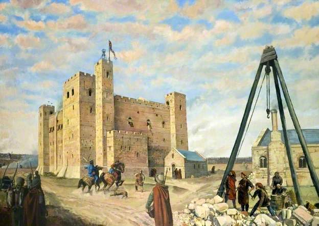 Colchester Castle under Construction