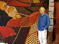 John Hitchens in Ivon's Former Studio