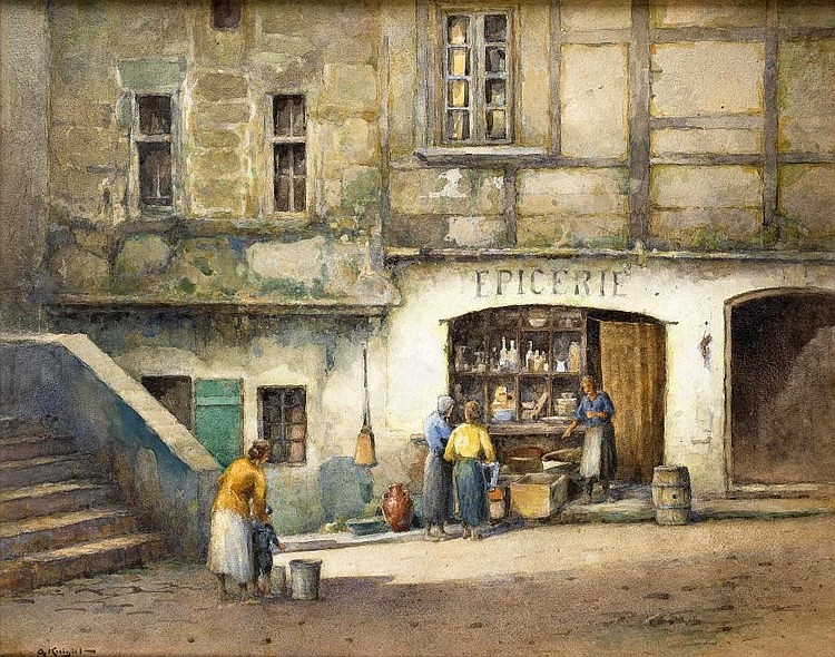 French Street Scene