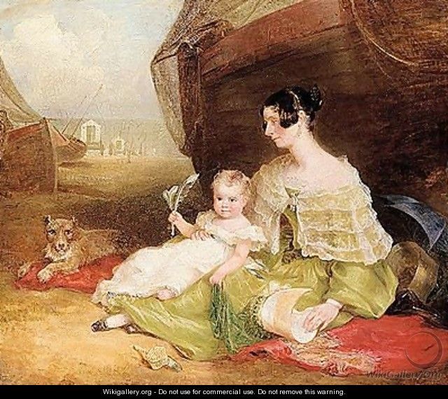 Caroline Rolfe Preston and daughter Mary