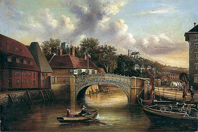 A View of Stoke Bridge, Ipswich