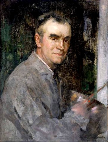 Edward Arthur Walton - self-portrait