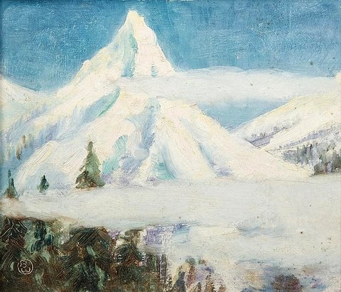 European Mountain Scene