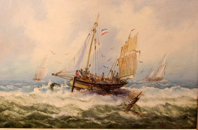 Dutch Boats off the Suffolk Coast