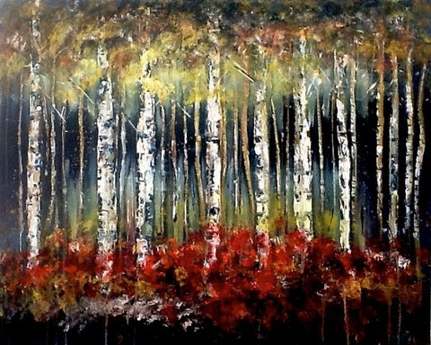 Silver Birch Trees