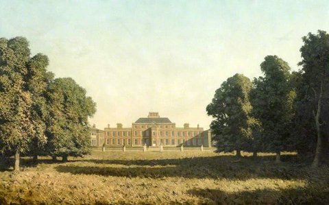 View of the North Facade, Wimpole Hall, Cambridgeshire