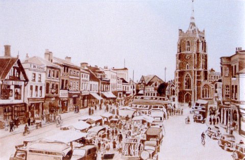 Sudbury Market - c.1952