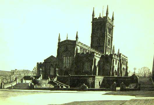 View towards a Church