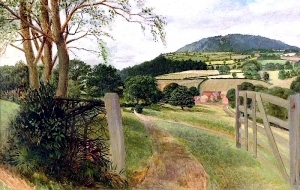 The Wrekin from Coalbrookdale, Shropshire