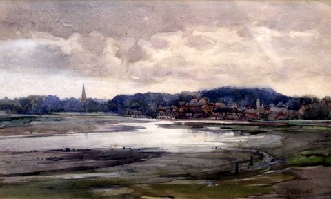 Estuary Landscape, possibly Manningtree, Essex