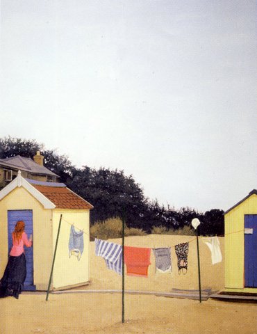 Beach Huts below Gun Hill, Southwold