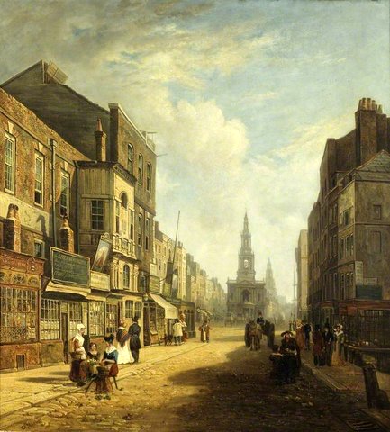The Strand, Looking Eastwards from Exeter Change, London