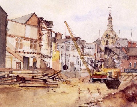 Demolition at Debenhams, Ipswich