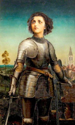 Alice Maud Mary Arcliffe (1852–1936), as Joan of Arc