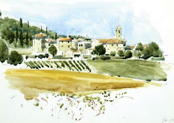 View Of San Donato, Tuscany