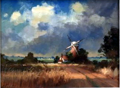 Windmill in a Norfolk Landscape