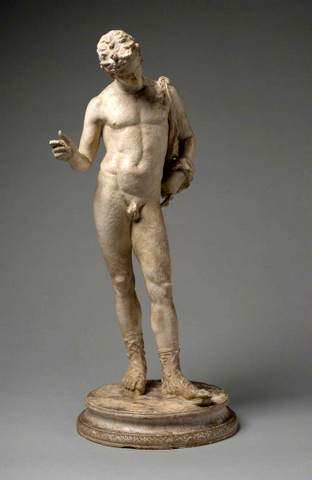 Standing Nude Figure of a Classical Male