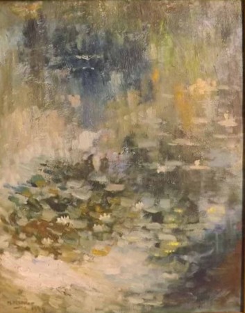 A Pond with Lilies