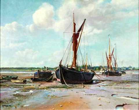 Low Tide at Pin Mill, Ipswich