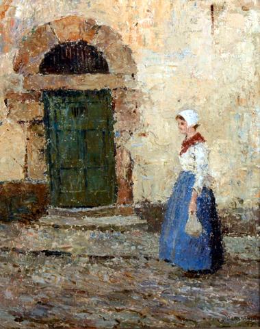 Figure by a Doorway