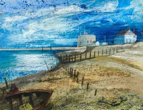 Bawdsey Ferry Felixstowe with Martello Tower