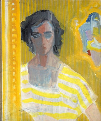 Margaret Mellis - self portrait