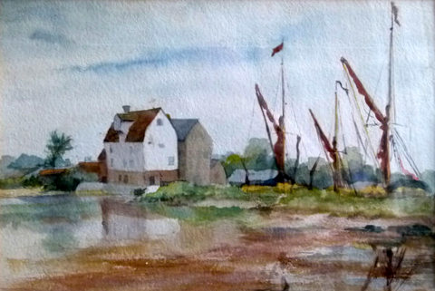 Stambridge Mill and Thames Barges
