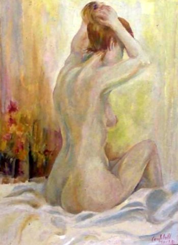 Nude at a Dressing Table