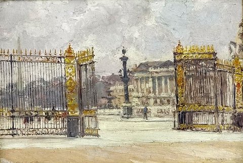 The Fuileries Garden Gates - French Automobile Club, Place de la Concorde