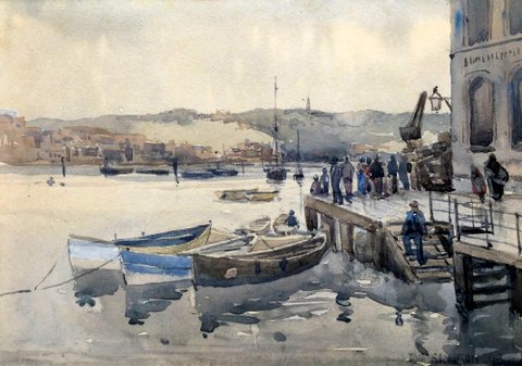 Estuary Harbour Scene