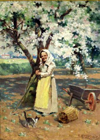 Figure under a Fruit Tree