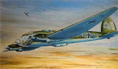Luftwaffe Bomber, Heinkel 111 H2 of Stab KG53