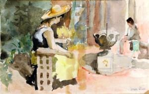 Woman in a Yellow Hat