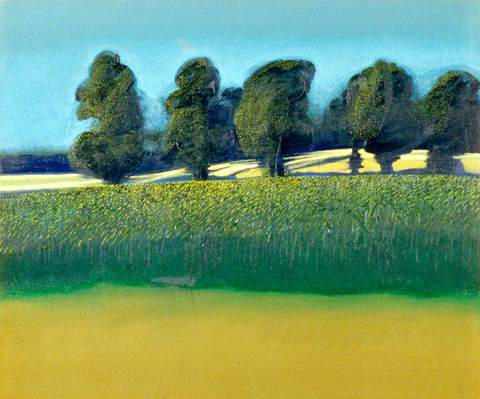 Summer Landscape with Trees II