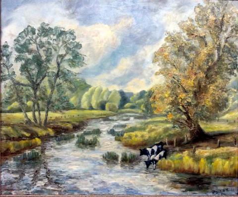 Study of Cattle Watering in a River